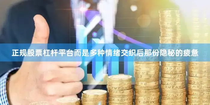 正规股票杠杆平台而是多种情绪交织后那份隐秘的疲惫